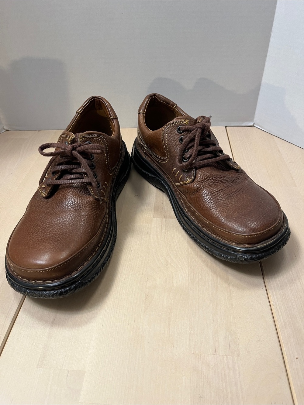BORN M6257 Brown Lace-Up Leather Oxfords Shoes Men’s Size 11 - NWOT